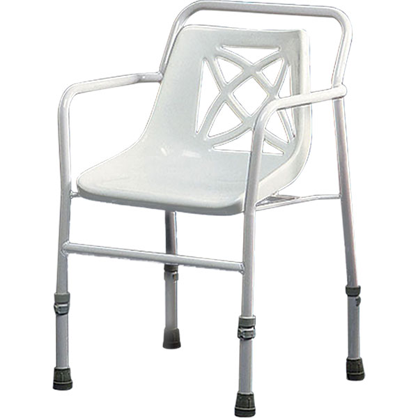 Height Adjustable Framed Static Shower Chair