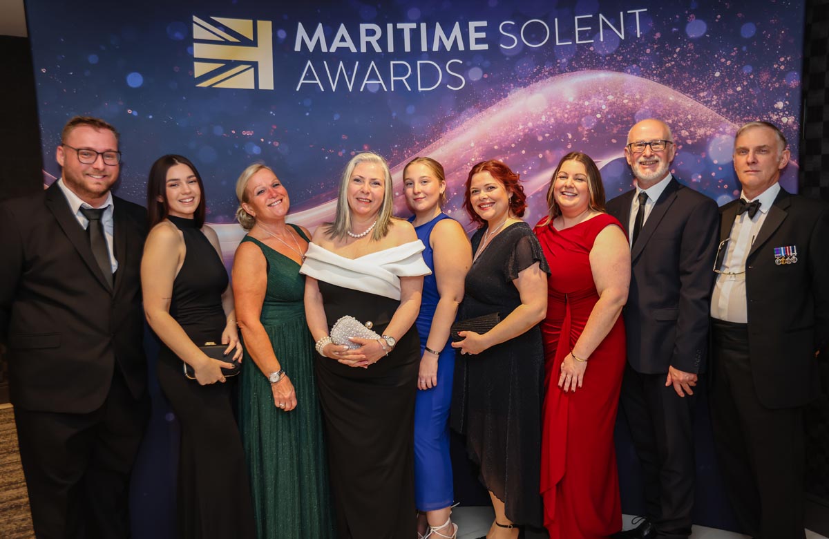 The Mobility at Sea team at the Awards Evening