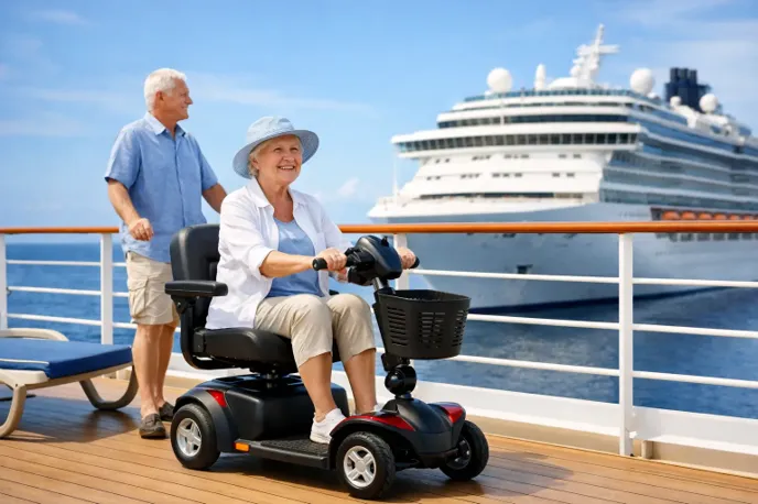 Mobility Scooter hire for a cruise