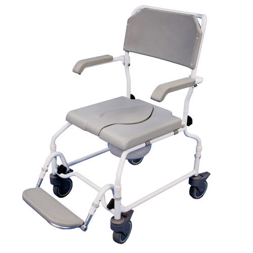 Height Adjustable Shower Commode Chair 1 (with bowl)