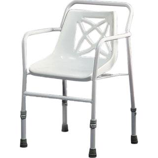 Height Adjustable Framed Static Shower Chair