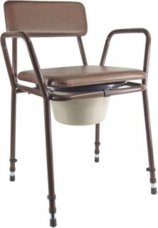 Height Adjustable Commode Chair