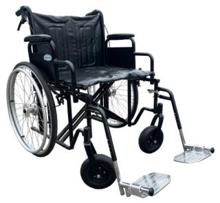 Heavy Duty Self Propelled Wheelchair (22" with attendant and user controlled brakes)