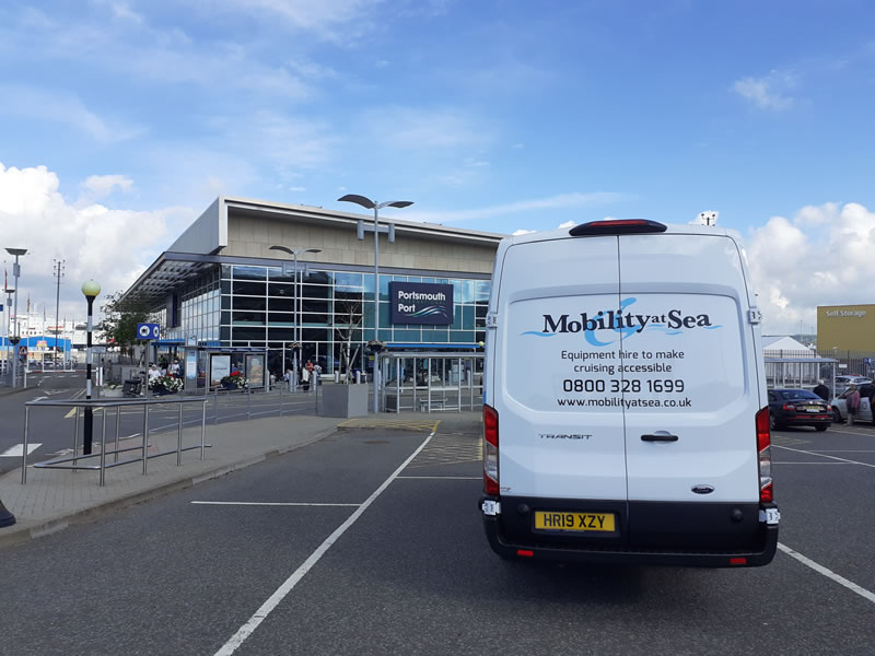 Mobility at Sea delivering to Portsmouth Port