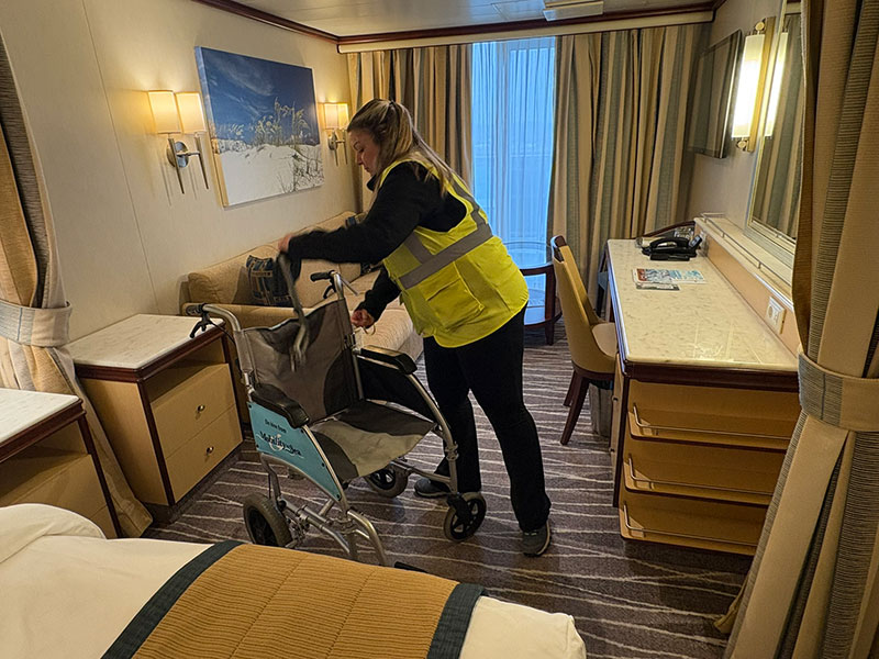 Delivering direct to the cabin